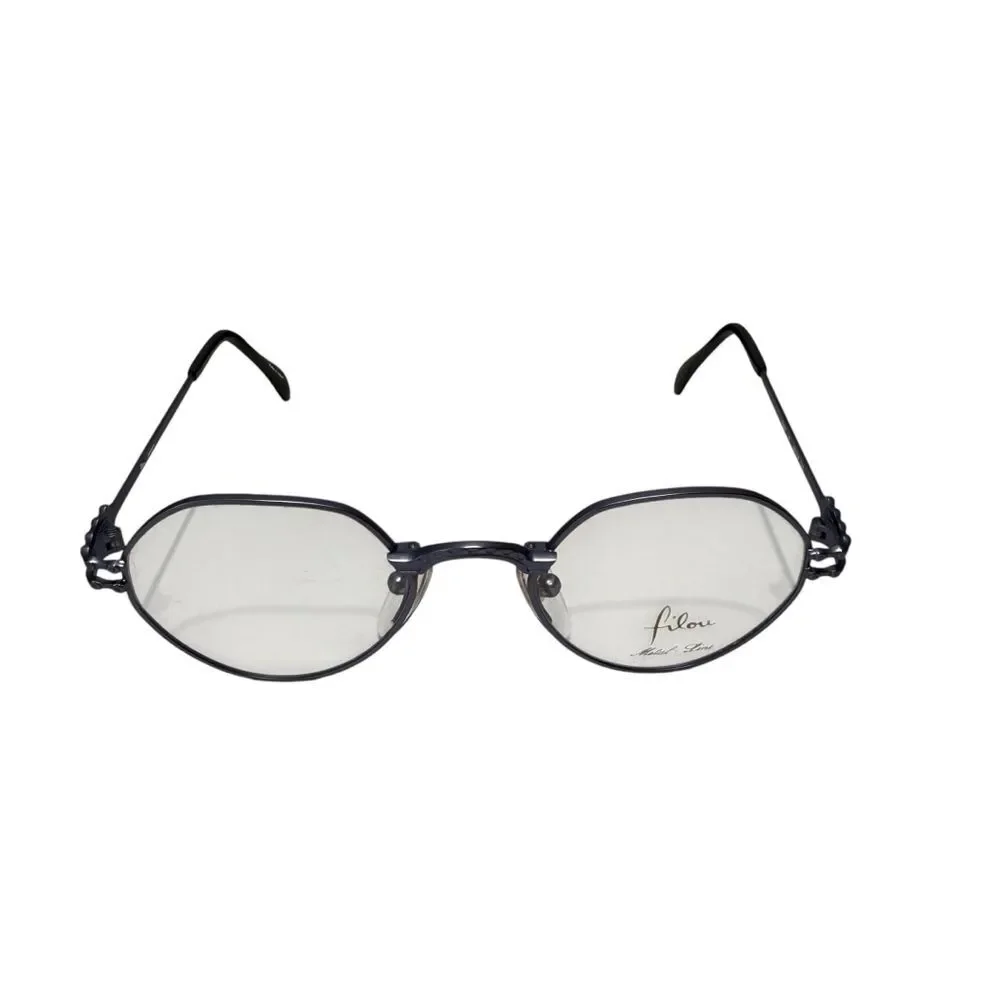 Filou Metal Line Eyeglasses Style Number 7002 Lavender Retro Steampunk New